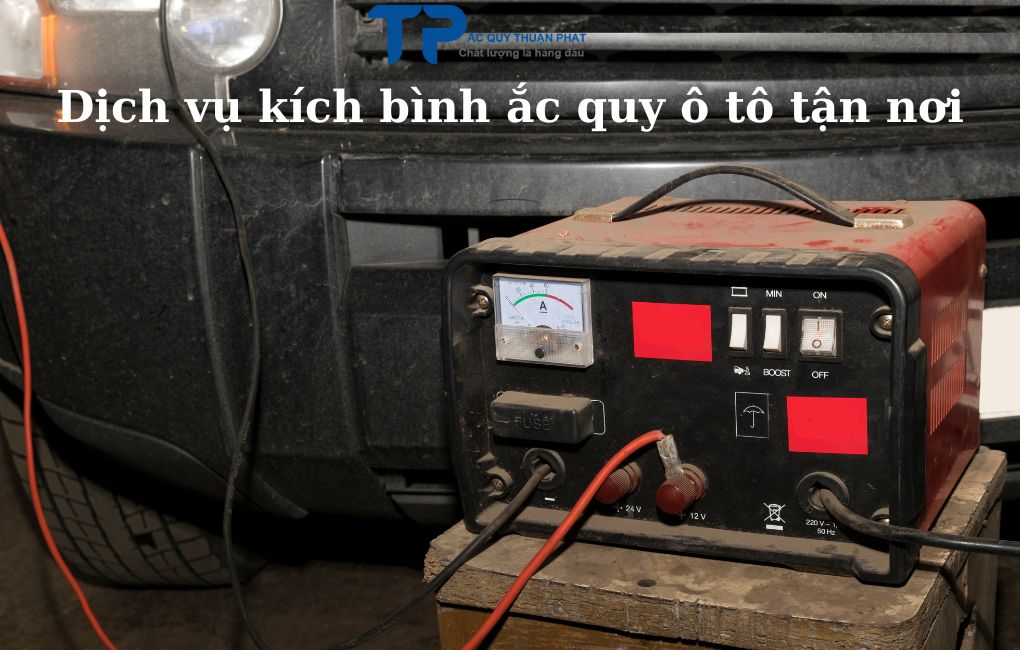 Dịch vụ kích bình ắc quy ô tô tận nơi