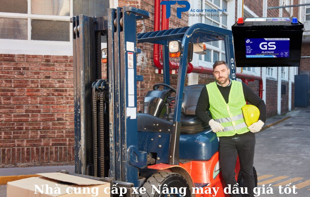 Nhà cung cấp ắc quy Xe nâng máy dầu giá tốt
