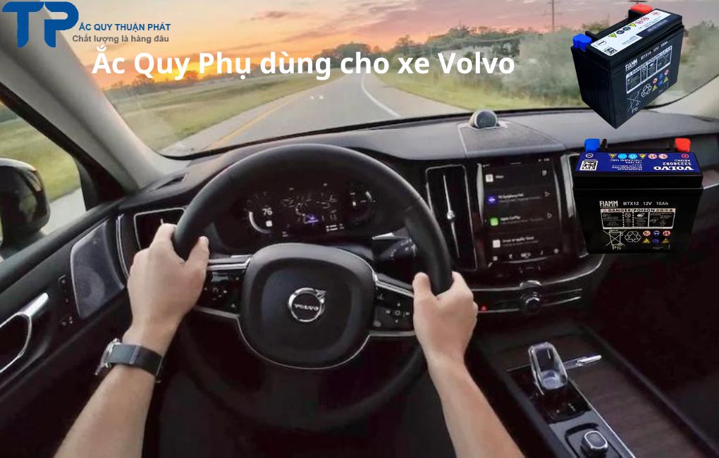 Ắc Quy Phụ dùng cho xe Volvo