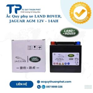 Ắc Quy Phụ xe Land Rover Jaguar AGM 12V - 14AH