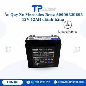 Bình ắc quy xe Mercedes Benz A0009829608 12V - 12AH chính hãng