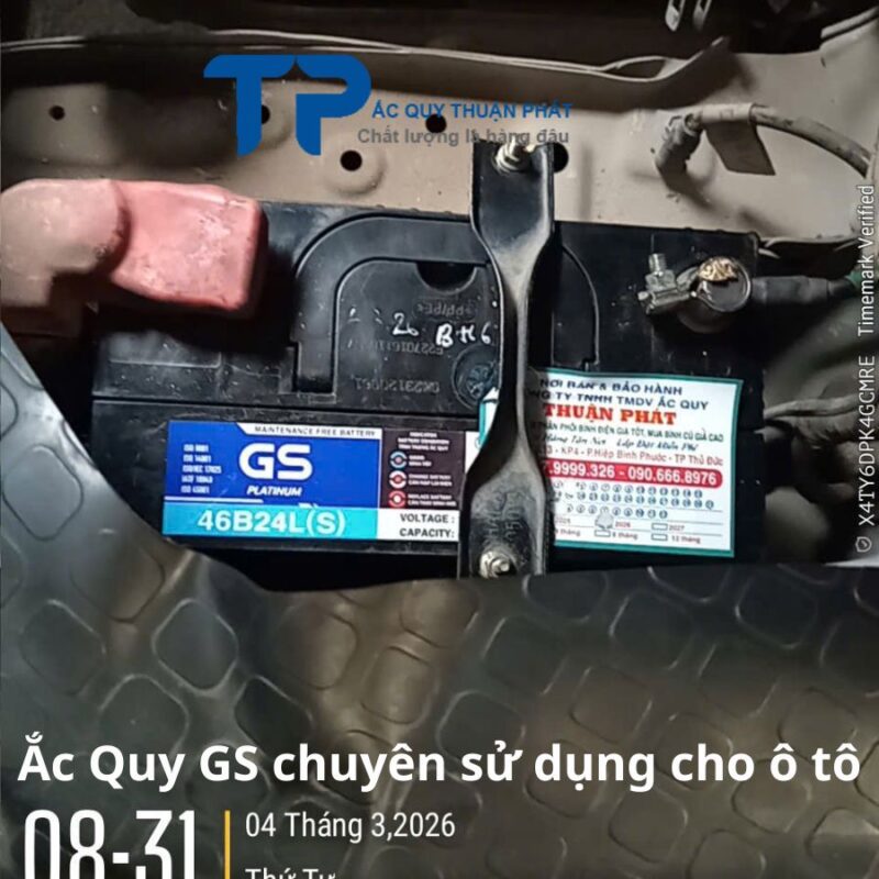 Ắc Quy GS chuyên sử dụng cho ô tô