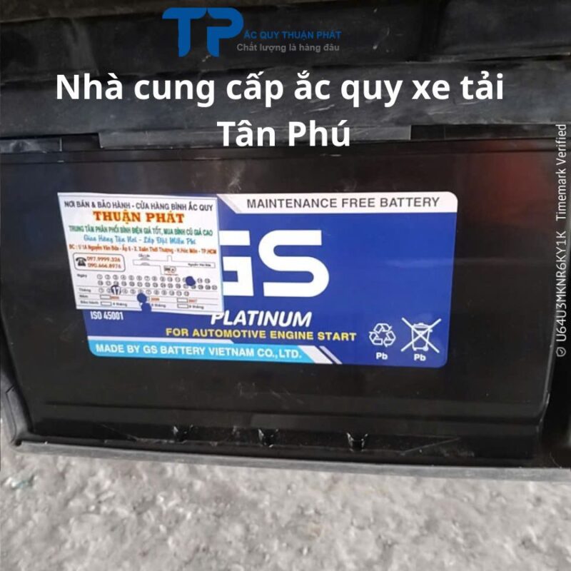 Cửa hàng ắc quy xe tải tại Tân Phú