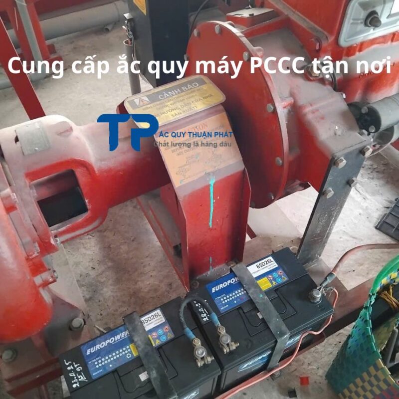 Cung cấp ắc quy Máy PCCC tận nơi