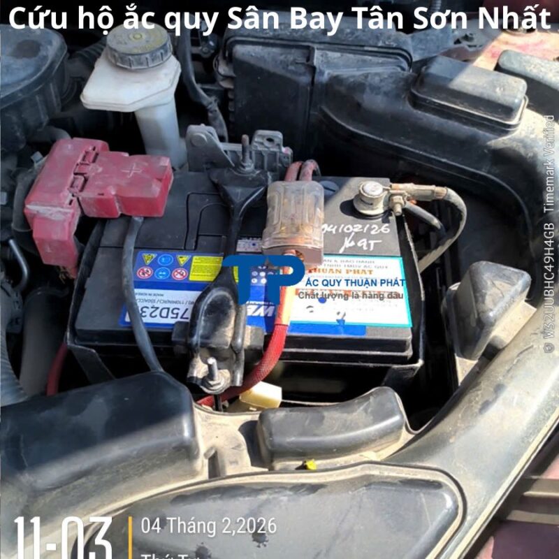 Cứu hộ ắc quy Sân Bay Tân Sơn Nhất
