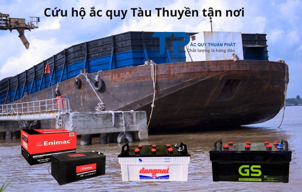 Cứu hộ ắc quy Tàu Thuyền tận nơi