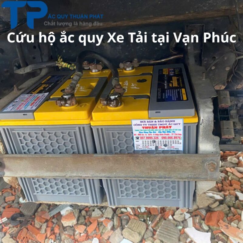 Cứu hộ ắc quy Xe Tải tại Vạn Phúc