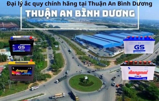 Đại lý ắc quy chính hãng tại Thuận An Bình Dương