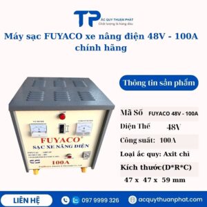 Máy sạc FUYACO xe nâng điện 48V - 100A chính hãng