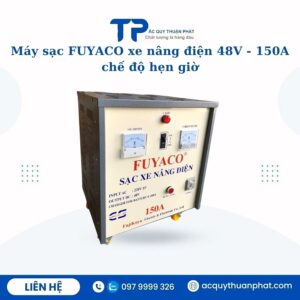 Máy sạc FUYACO xe nâng điện 48V - 150A chế độ hẹn giờ