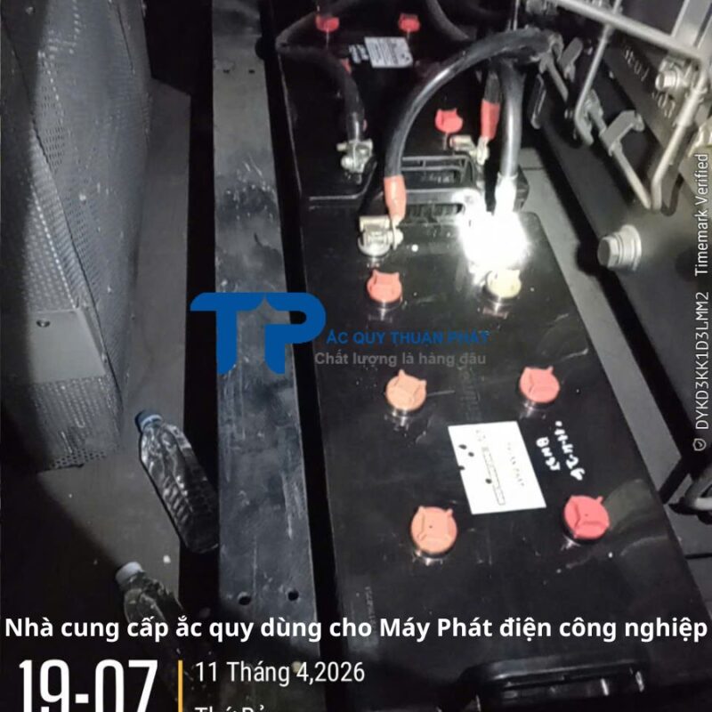 Nhà cung cấp ắc quy dùng cho Máy Phát Điện Công Nhiệp