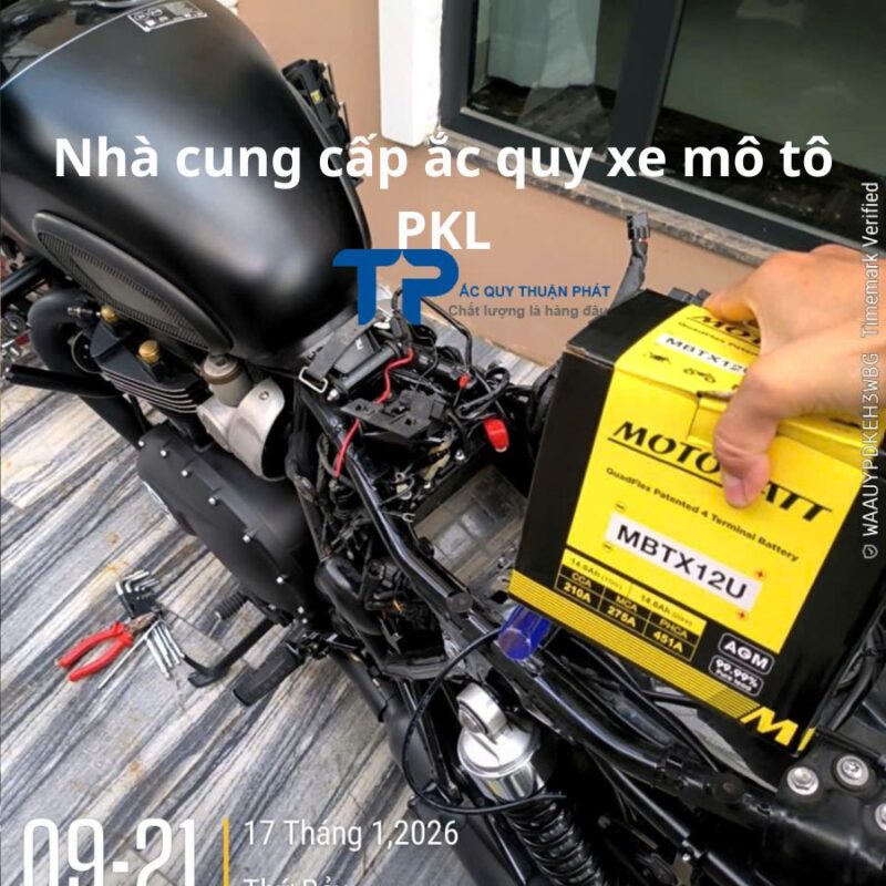 Nhà cung cấp ắc quy Mô tô Phân Khối Lớn