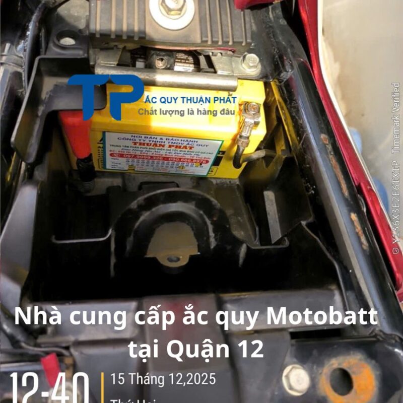 Nhà cung cấp ắc quy Motobatt tại Quận 12