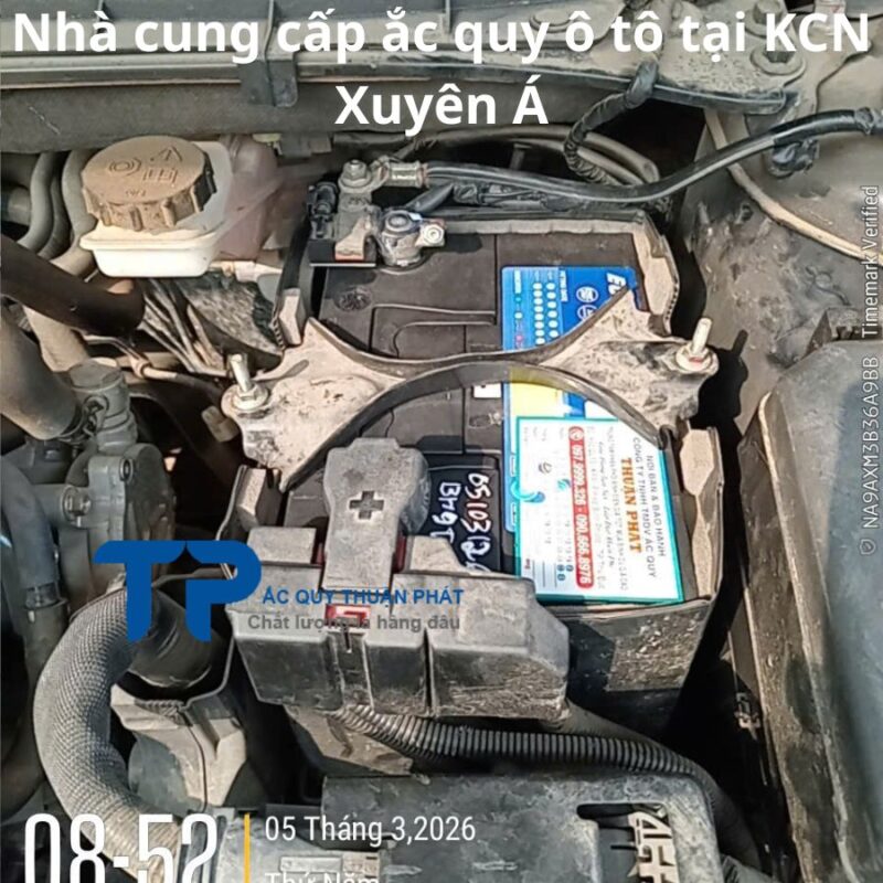 Nhà cung cấp ắc quy ô tô tại KCN Xuyên Á