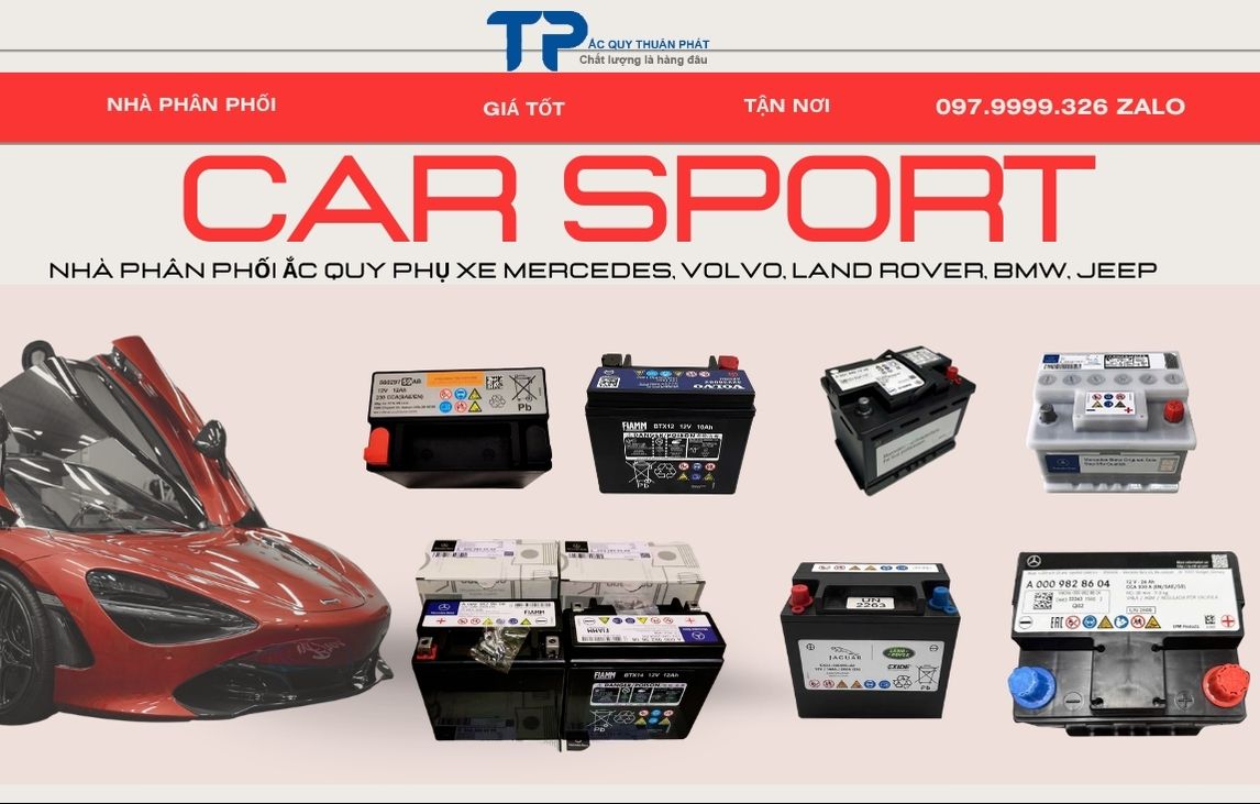 Nhà phân phối ắc quy Phụ xe Mercedes Volvo LandRover BMW Jeep