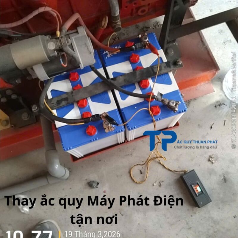 Thay ắc quy máy phát điện tận nơi Bình Dương