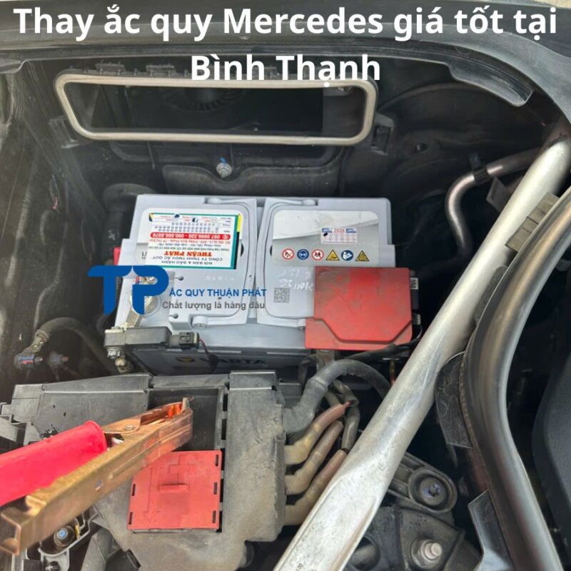 Thay ắc quy Mercedes giá tốt tại Bình Thạnh