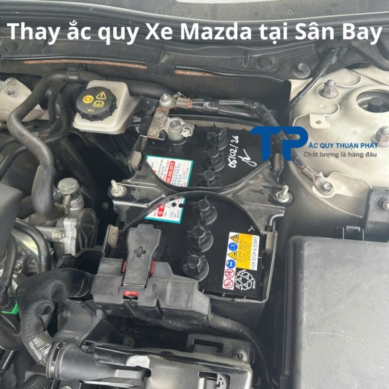 Thay ắc quy Xe Mazda tại Tân Sơn Nhất