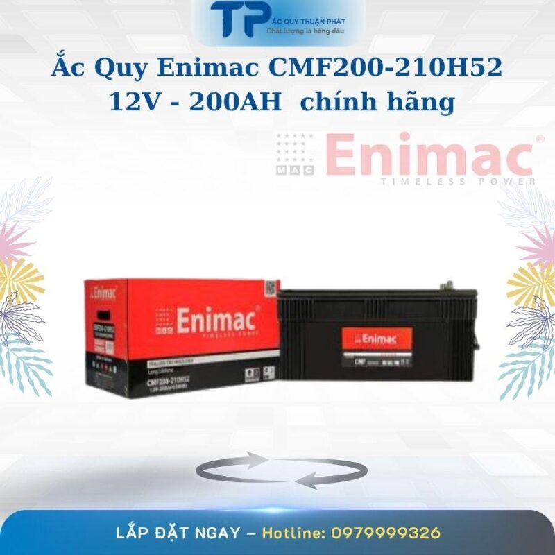 Ắc Quy Enimac CMF200-210H52 12V-200Ah Chính Hãng