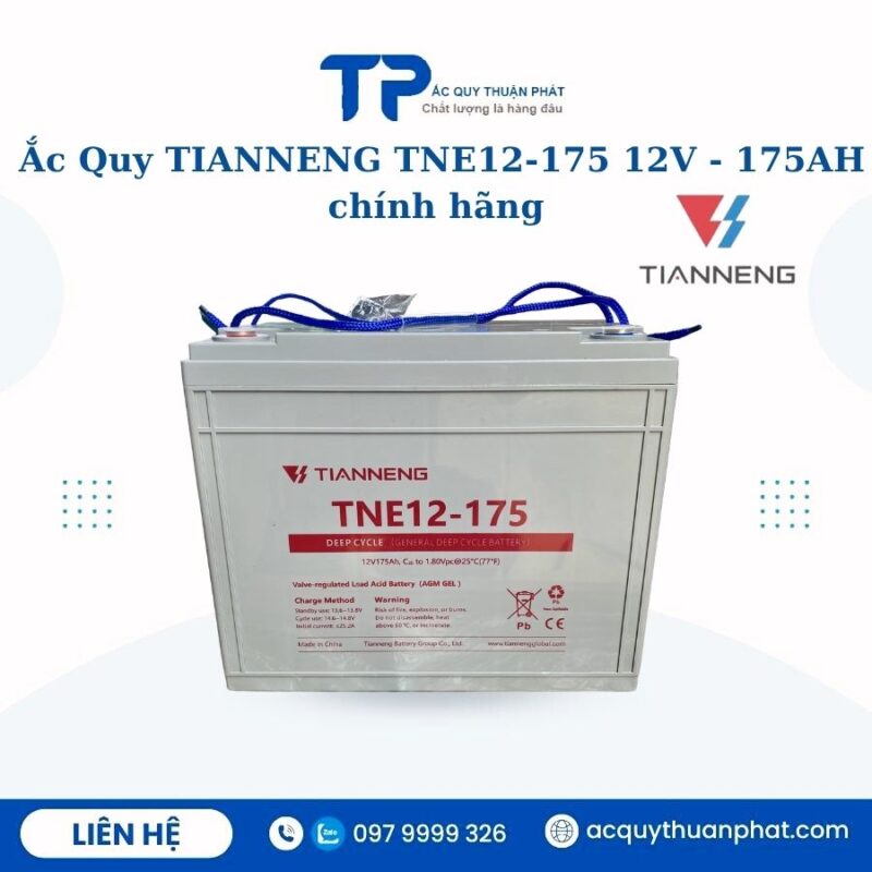 Ắc Quy Tianneng TNE12-175 12V - 175AH chính hãng