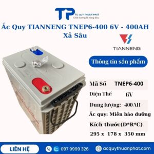Ắc Quy Tianneng TNEP6-400 6V - 400AH xả sâu