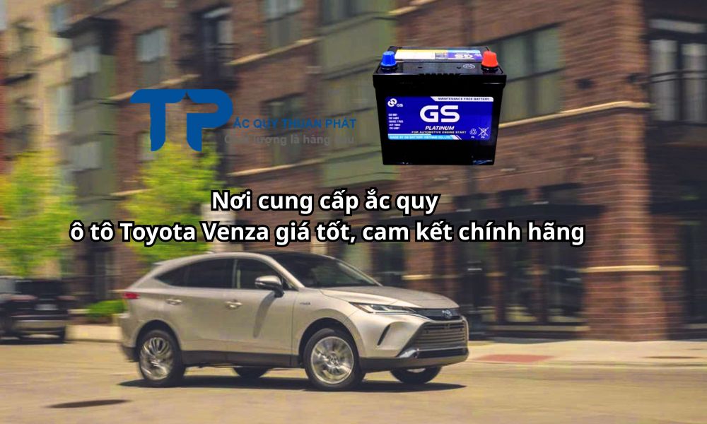Nơi cung cấp ắc quy ô tô Toyota Venza giá tốt, cam kết chính hãng