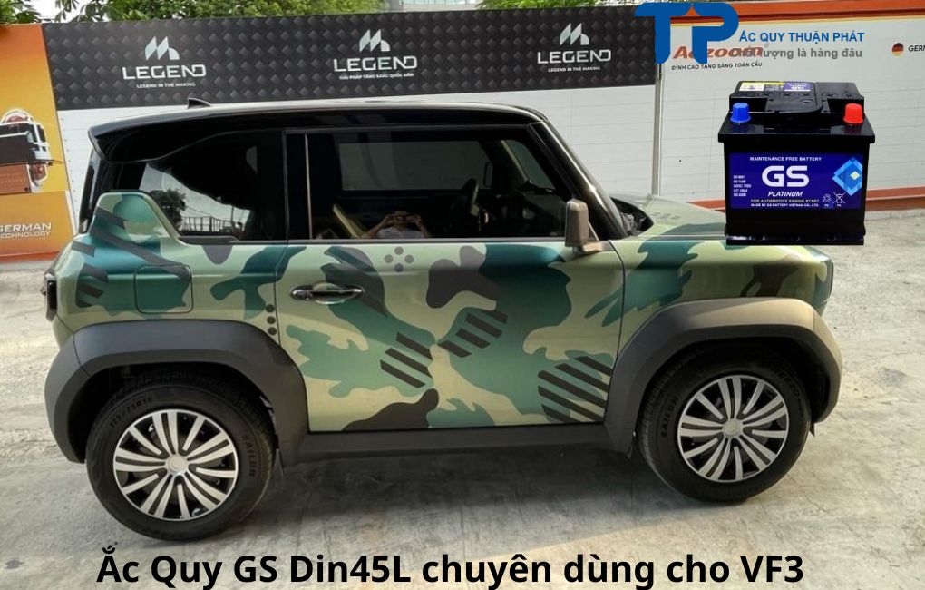 Ắc Quy GS DIN45L chuyên dùng cho VF3