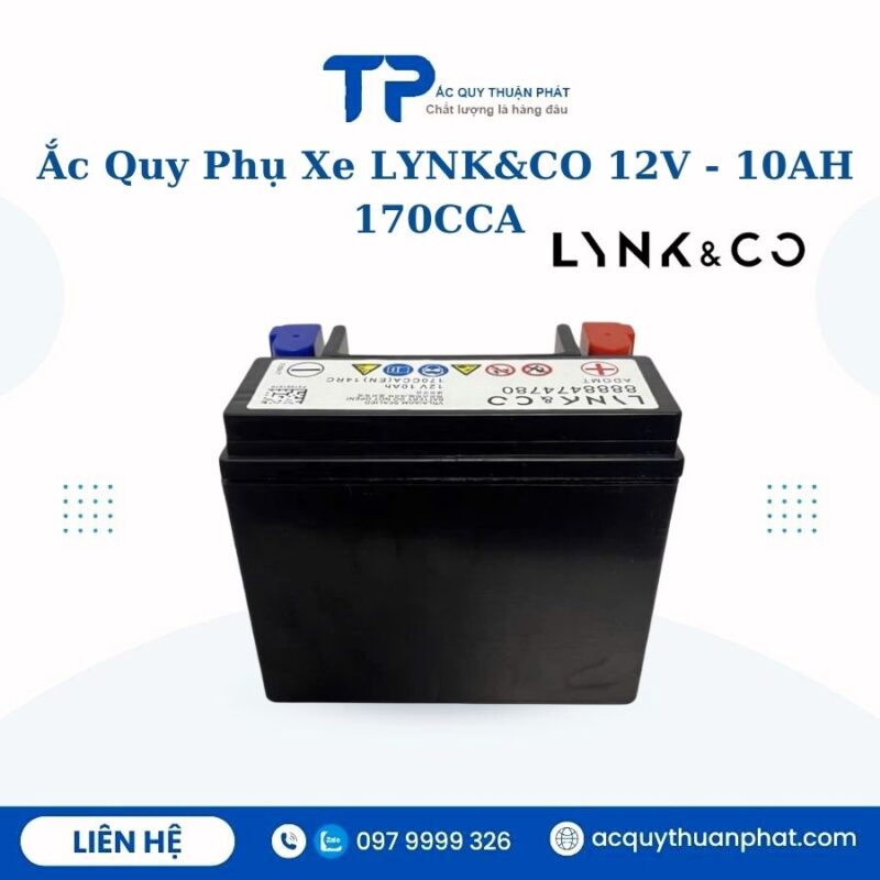 Ắc Quy Phụ xe LYNK&CO 12V - 10AH 170CCA