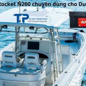 Ắc Quy Rocket N200 chuyên dùng cho Du Thuyền