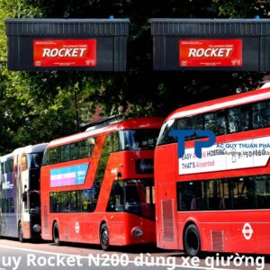 Ắc Quy Rocket N200 dùng xe giường nằm
