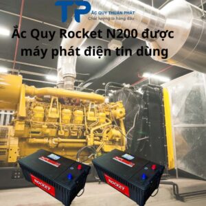Ắc Quy Rocket N200 được máy phát điện tin dùng