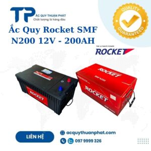 Ắc Quy Rocket SMF N200 12V - 200AH