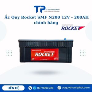 Ắc Quy Rocket SMF N200 12V - 200AH chính hãng