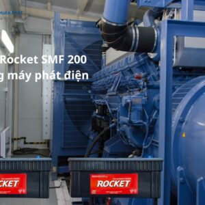 Ắc Quy Rocket SMF N200 sử dụng máy phát điện