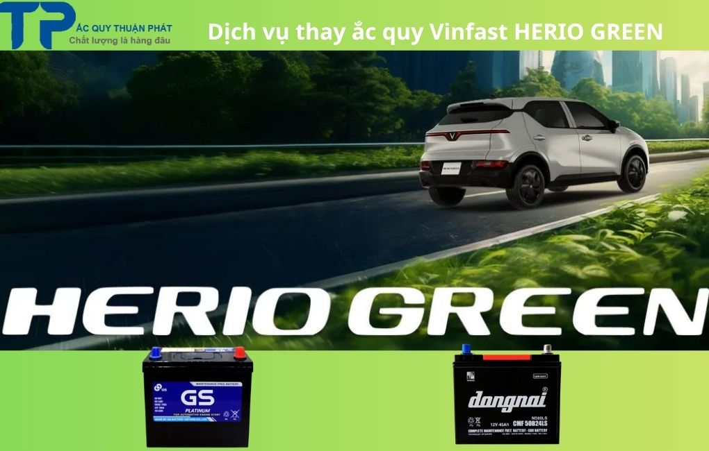 Dịch vụ thay ắc quy Vinfast HerioGreen