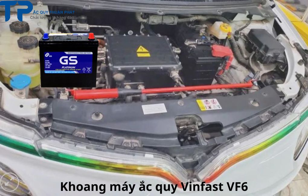 Khoang máy ắc quy Vinfast VF6