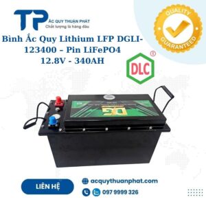 Pin Lithium LFP DGLI 123400 Pin Life04 12V8 - 340AH