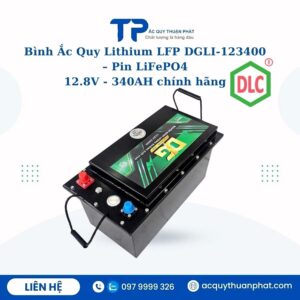 Pin Lithium LFP DGLI 123400 Pin Life04 12V8 - 340AH chính hãng
