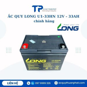Ắc Quy Long U1-33HN 12V - 33AH chính hãng