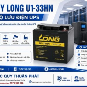 Ắc Quy Long U1-33HN dùng bộ lưu điện UPS