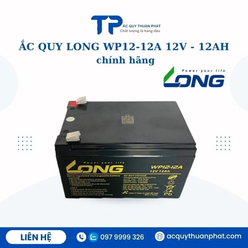 Ắc Quy Long WP12-12A 12V - 12AH chính hãng