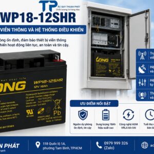 Ắc Quy Long WP18-12SHR dùng thiết bị viễn thông