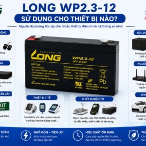 Ắc Quy Long WP2.3-12 sử dụng cho thiết bị nào