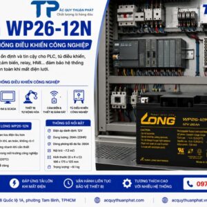 Ắc Quy Long WP26-12N dùng hệ thống điều khiển công nghiệp