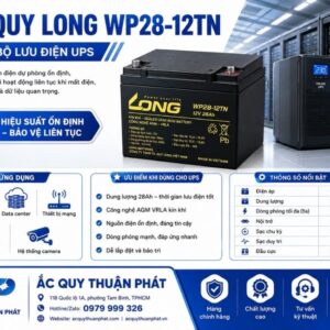 Ắc Quy Long WP28-12TN dùng bộ lưu điện UPS