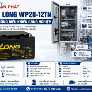 Ắc Quy Long WP28-12TN dùng hệ thống điều khiển công nghiệp