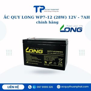 Ắc Quy Long WP7-12 (28W) 12V - 7AH chính hãng