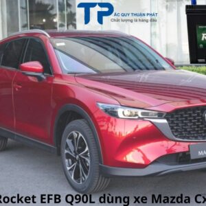 Ắc Quy Rocket EFB Q90L dùng xe mazda CX5 i-stop