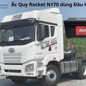 Ắc Quy Rocket N170 dùng xe đầu kéo FAW