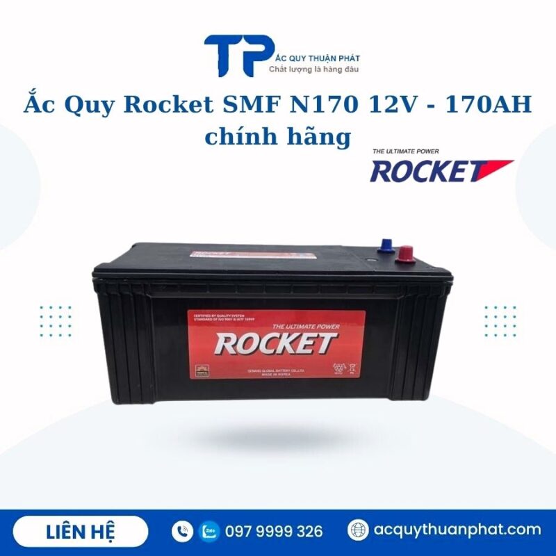 Ắc Quy Rocket SMF N170 12V - 170AH chính hãng